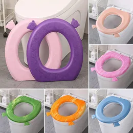 Coprisedili per WC Testa di tigre creativa EVA portatile Quattro stagioni Cuscino morbido universale Forniture per accessori da bagno lavabili