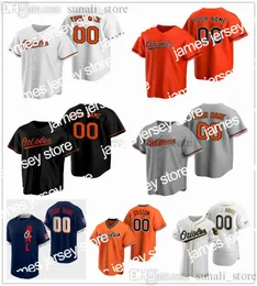 대학 야구 착용 2022 야구 45 Keegan Akin Jerseys 31 Cedric Mullins 47 John 평균 68 Tyler Wells 16 Trey Mancini 12 Rougned Odor 8 Cal Ripken Jr.