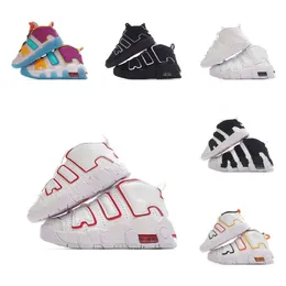 Infant Designer Scarpe da basket per bambini Love Trainer Sneakers Triple White Renowned Rhythm Black Bulls 2022 Ragazze Ragazzi More Uptempos Eur 24-35