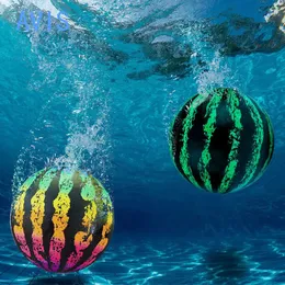 Bath Toys AVIS Watermelon Ball Underwater Pool Toy oons for Under Passing Dribbling Diving and Games 221118