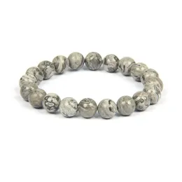Beaded Wholesale 10st/Lot Mix Colors 10mm Natural Stone Armband Män pärlor för kvinnor bästa vän gåva honom släppa leverans 2021 juvel dhvav
