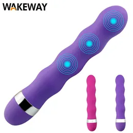 Skönhetsartiklar Wakeway Multispeed G Spot Vagina Vibrator Clitoris Butt Plug Anal Erotic Goods Products Sexiga leksaker för kvinnliga män Kvinna Dildo