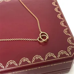 Exquisite designer jewelry plated gold necklace chains necklaces pendant diamond circles customize men women wedding luxurious necklace cjeweler