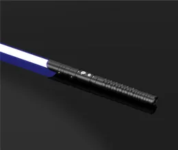 LED SwordsGuns RGB Lightsaber Phantom Menace 16 Colors Skywalker Cosplay 9W LED Light Saber Metal Handle Cool Lights Asabers av UPS
