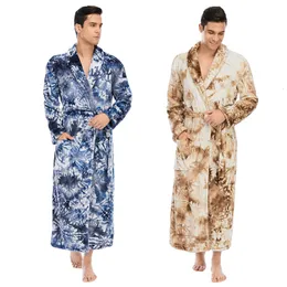 Damen-Robe, hochwertige Heimkleidung, Flanell-Pyjama, Tiedye-Pyjama, Winterverdickung, Heimkleidung, lange Ärmel, lange Pyjamas 221119