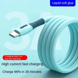 5A USB Typ C Flüssigsilikonkabel für Samsung Micro USB Schnellladekabel Handy Micro USB C Ladegerät