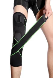 PC Sports Knee Brace Protective Gear support Silicone Strip Pads Sleeve elástica respirável Protetor para Elbow4857741