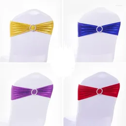 Chair Covers Spandex Lycra Wedding Sash Bands Party Chairs Decoration Birthday Sashes SN2280