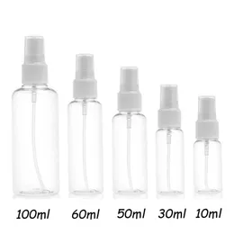 50 pcs Spr￼hflasche 10 ml 30 ml 50 ml 60 ml 100 ml Reise transparent Plastik Parf￼m nachf￼llbarer Flasche234c