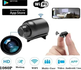 Camcorders Mini Camera Wireless WiFi 1080P Baby Monitor Indoor Security Surveillance s Night Vision Detect IP Cam Wide Angle 22110