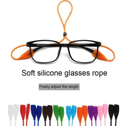 Óculos de correntes de óculos Correntes de copos usando suporte de sol ajustável Caixa de sol com cinta de cor de corda de cor de corda de corda de corda 221119
