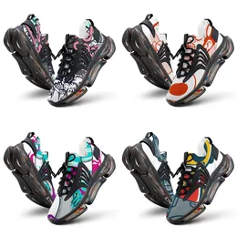 Мужчины Женщины DIY дизайнерская обувь по индивидуальному заказу низкие кроссовки холст скейтборд тройные черные спортивные кроссовки с УФ-печатью на заказ xuebi 1008-00137