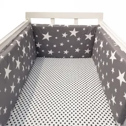 Bed Rails 20030cm Baby Crib Fence Cotton Bed Protection Railing Thicken Bumper Onepiece Crib Around Protector Baby Room Decor 221119