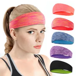 Elastic Yoga Headband Sport Sweat Women/Men Men que administra esportes bandos de cabelo de turbante ao ar livre na banda de moletom de banda de moletom de ginástica