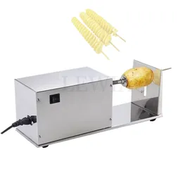 Electric Spiral Tornado Potato Cutter Home Vegetable Fruit Chips Slicer Cutting Machine Stainless Steel Potato Chopper