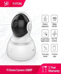 Yi Dome Kamera 1080p Pan Tilt Zoom Kablosuz IP Bebek Monitörü Güvenlik Gözetim Sistemi 360 Derece Kapsam Gece Görüşü Global 2