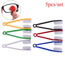 Lens Clothes 5PCset Clean Brush Glasses Cleaner Mini Sun Occhiali per la pulizia degli occhiali Strumento 221119