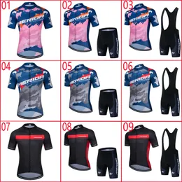 Pro Team MERIDA Cykeltröja Set Herr Kortärmad MTB Cykelkläder Ropa Ciclismo Andas snabbtorkande Cykelsportuniform Y22111901