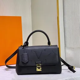 Designe Boston Bag Madeleine BB حقيبة اليد monogram إمبرينت حقيبة رسول جلدية منقوشة