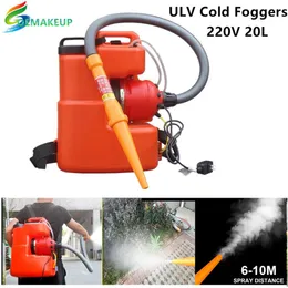 220V 20L Mosquito Killer Disinfection Machine Машина инсектицида борьба с электрическим ULV Cold Fogger Sprayer Интеллектуальная ультра низкая мощность Fogger168M