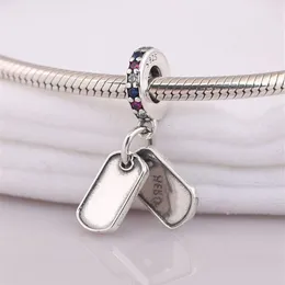 Charms Dangle Original 925 Sterling Silver Fits DIY Style Biżuteria Bransoletka Hero Dog Tag 797659czx H82617