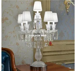 Table Lamps Crystal For Bedroom LED Light Candle Candelabra Lamp Designs Lighting Decorations