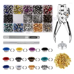 Professional Hand Tool Sets Eyelet Set 701 Pieces Pliers Metal Eyelets 5Mm Grommet Kit With Hole Punch Installation Tools