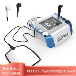 Health Gadgets Tecar Therapy Diatermy Machine Cet Ret RF 448KHz Back Kne Relief Rehabilitator Sport Therapist Physiotherapy Muskelåterhämtning för kroppssmärta