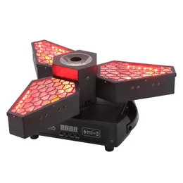 Moving Head LED -strålkastare 3x60W LED Strobe Triangle Retro Internt Rotating Maple Mantis Stage Light Light