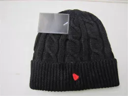 Erkekler Tasarımcılar Beanie Şapkalar Yün Örgü Şapkası Marka Sıcak Kış Beanies Tasarımcı Örgü İmza Merino Yün Karışımı Kelepçe Beanie