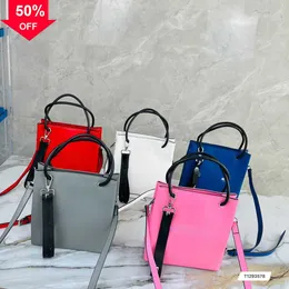 Luxury Designer Handbag Bright Leather 2023 New Fashion Soft Crack Pattern Saddle Simple Everything Single Shoulder Oblique Cross Bag Factory Direct Sales