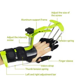 Masaje de órtesis para dedos de muñeca, masajeador de reparación de tendones para entrenamiento de rehabilitación de fuerza muscular de mano