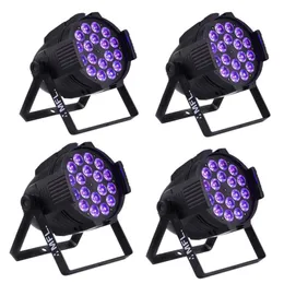 MFL Upgrade 18PCS 18W6in1 RGBWA UV 6 10CH LED PAR CAN DJ BAR LICHTING PATTERING PAR LICHT VOOR CONCERT CHURTH PARTY 4-PACK301I