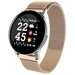 YEZHOU2 smartwatch android donna W8 schermo a colori sport misurazione della frequenza cardiaca da 1,3 pollici donna android lady orologio intelligente impermeabile