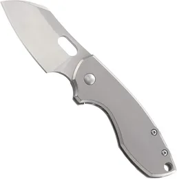 CRKT Pilar EDC Folding Knife Compact Everyday Carry Satin Blade med Finger Choil Thumb Slot Open Frame Lock Rostfritt handtag1215819