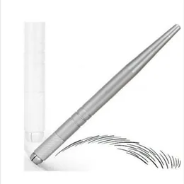 100pcs Silver Professional Makeup Pen permanente Penna 3D RACNALIZZAZIONE MANUALE PENO TATTOO TATTOO MICROBLADE 2533