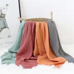 60 60cm Muslin Bamboo Cotton Baby Blanket Cartoon Candys Colors Baby Newborn Blankets Newborn Swaddle Wrap Burp Cloths Towel265M
