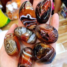Garden Decorations 500g Natural The High Quality Agate Polished Decor Crafts Ore Mineral Specimen Reiki Energy Stone Home Decoration