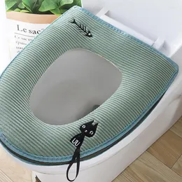 Toalettstol täcker hushållsdekoration täcker packning blixtlås säsonger tillgängliga badkamer accessoires wc mat tocador accessori