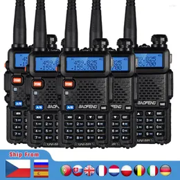 Walkie Talkie Baofeng UV-5R Dual Band VHF/UHF Two Way Radiojakt Ham CB Long Range 10 km UV5R FM Transceiver 5/6 st