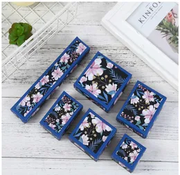 DdisplayClassic Pink Sakura Blue Jewelry Caixa de embalagem para colar glamour anel de armazenamento Caso de presente de pendente romântico pingente p5167467