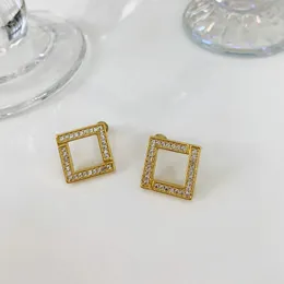 Luxus-Designer-Mode-Ohrringe Trend Womens Diamond Earring Explosive Gold Letter F Ohrringe Classic Vintage Premium Earing D22112101JX