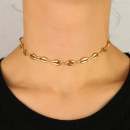 2019 New Style Boho Hawaiian Sea Shell Choker Jewelry Bohemian Beach Tassel Necklace Gold Chain for Women Collar Chocker Gifts249Z