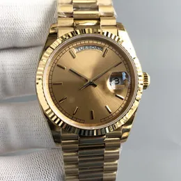 Tydzień złoto męskie paski zegarków Wysoka Precyzyjna automatyczna maszyna 40 mm szafirowe lustro 904L Zespół ze stali nierdzewnej ST9 Diamond Men Watche Watches Auto Data U1 U1