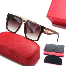 Millionaire Marke Frau Sonnenbrille Nachahmung Luxus Männer Sonnenbrille UV-Schutz Männer Designer Brillen Farbverlauf Mode Frauen Brille mit Box 1010