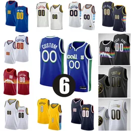 6 Patch Cucito personalizzato Jokic Murray Gordon Caldwell-Pope Green Smith Porter Nnaji Hyland Cancar Braun Reed Watson Grady White Brown