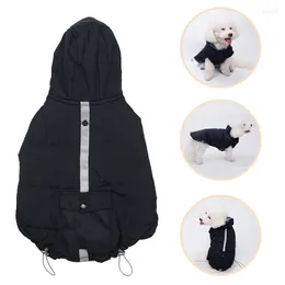 Dog Apparel Waterproof Jackets Reflective Pet Clothes For Small Medium Dogs Winter Warm Fleece Hoodies Puppy Clothing Chihuahua Outfits