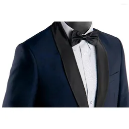 ملابس الرجال للرجال Homme Mariage Luxe Jacquard Wedding for Men Custom Made Navy Navy Blue Man Tuxedos Black Shawl Lapel