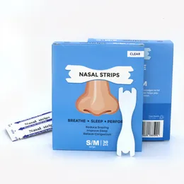 Snarkning CESSATION 60120PCS Transparenta näsremsor Antisnore -lapp för att inte sova avkoppla antisnoring för näsa bättre andas sparare 221121