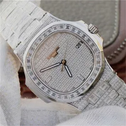 WristWatches DM 5719/1G-001 Diamentowe Watchmens Watch 40 mm 324SC Automatyczny ruch mechaniczny Sapphire Mirror WristWatchynqg